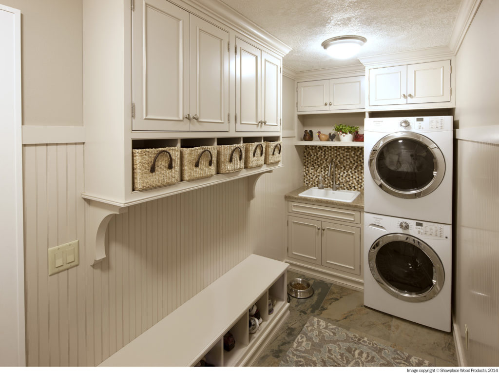 Washroom mudroom cabinets