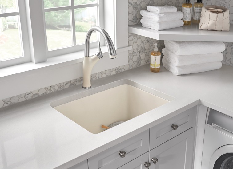 Undermount laundry sink