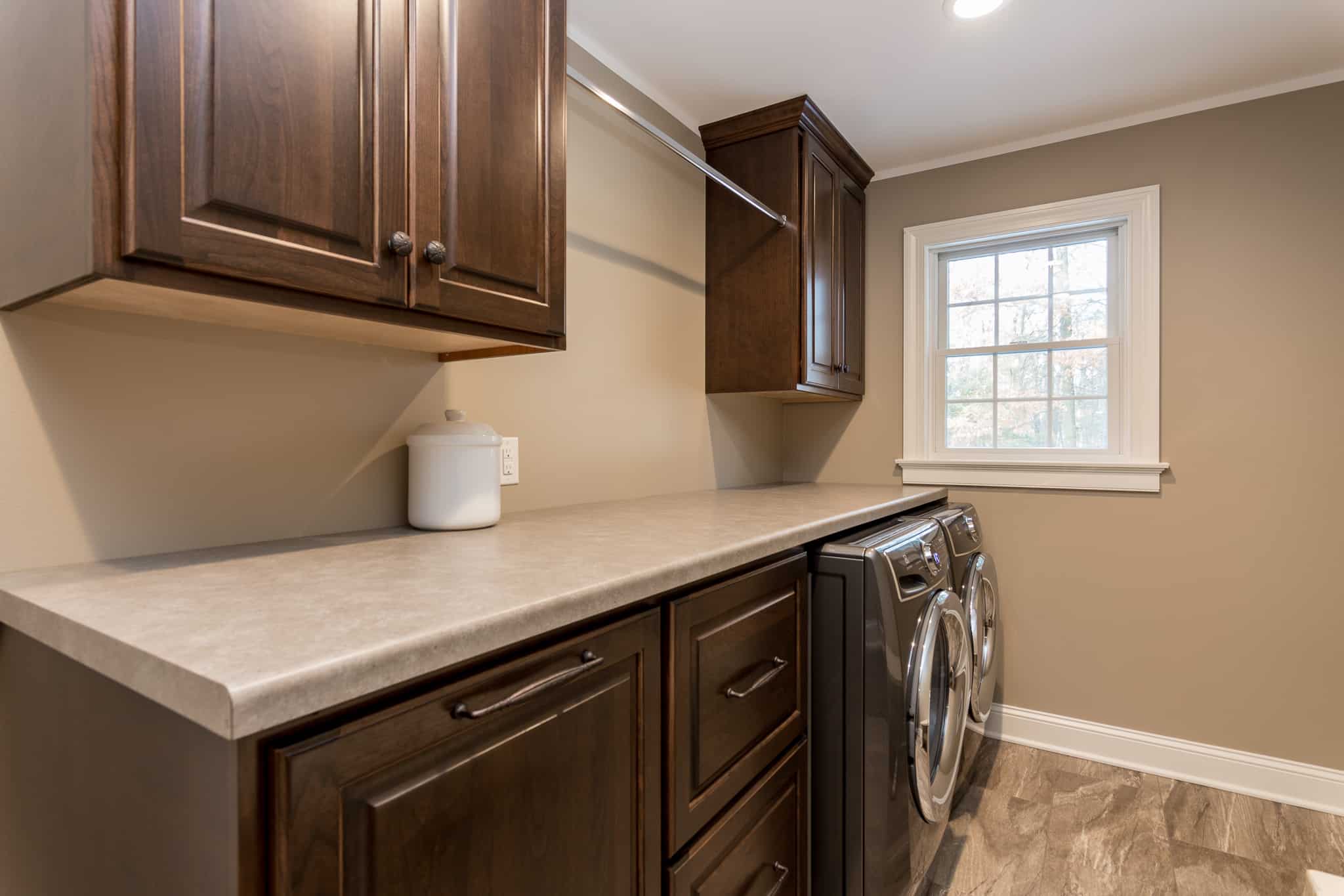 laundry room cabinetry